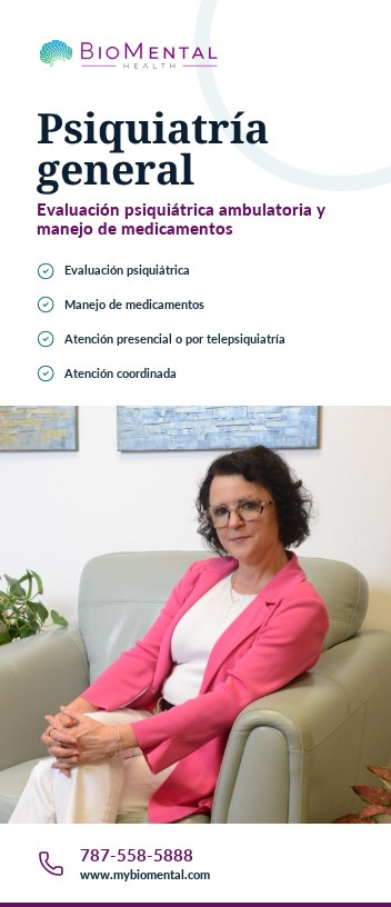 Portada del folleto Psiquiatría general - Evaluación psiquiátrica ambulatoria y manejo de medicamentos